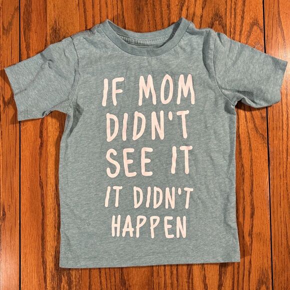 Children’s Place 2-piece Outfit (3T) Funny Mom T-shirt / Cut-off Jean Shorts - Picture 2 of 7